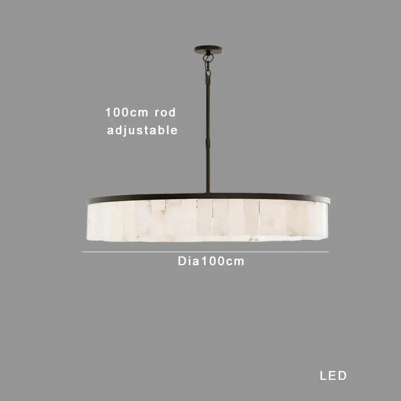 Elegant gold marble tiered pendant light with translucent white marble panels and dark metal frame for dining room decorbites gold marble ceiling