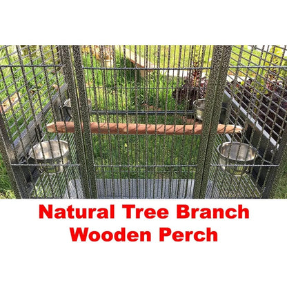 Elegant Large Wrought Iron Bird Cage (24’’ W) - None / United States