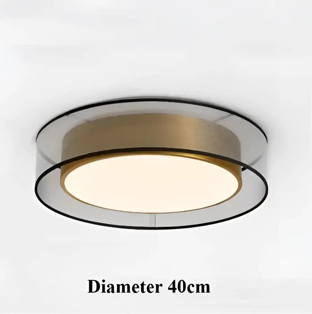 Elegant led dual purpose chandelier with brushed gold ring clear acrylic outer rings and black trim for living room use