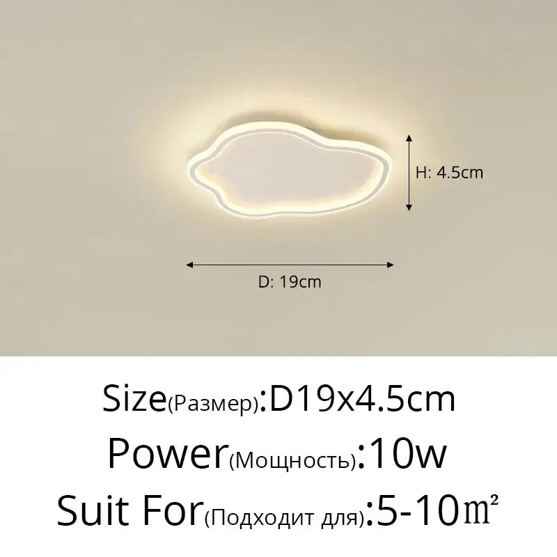 Elegant master bedroom chandelier showcasing a modern white cloud led light with soft glow and minimalist design decorbites elegant master