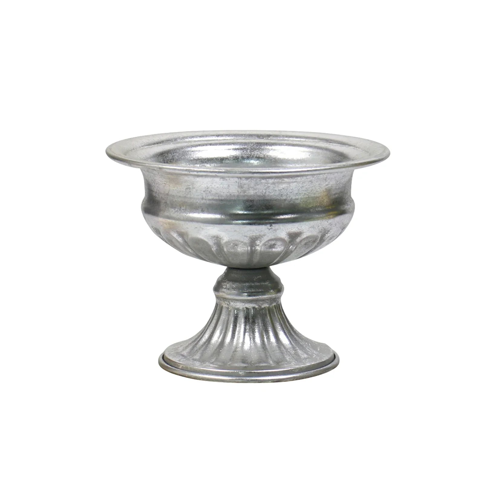 Elegant Metal Flower Vase Candle Holders