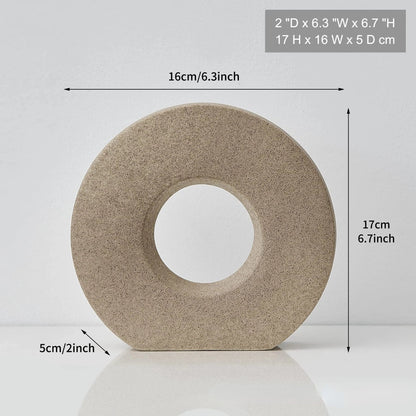 Elegant Nordic Matte Flower Vase Décor - Vase