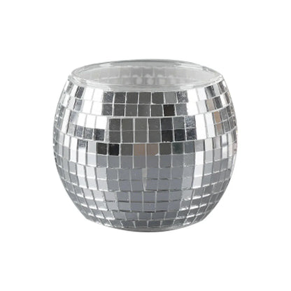 Elegant Round Glass Vase for Home Decor - yinse - Vase