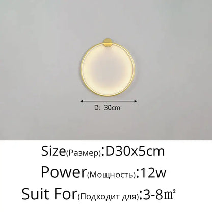 Elegant round wall gold sconces with a metallic frame and warm white diffused light for bedroom decorbites wall sconces