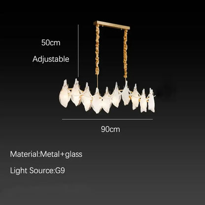 Elegant white feather cloud mist glass chandelier with gold metal frame and twisted rope suspension for bedroom decorbites cloud mist