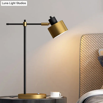 Elisa - Contemporary Metal 1-Light Brass Table Lamp