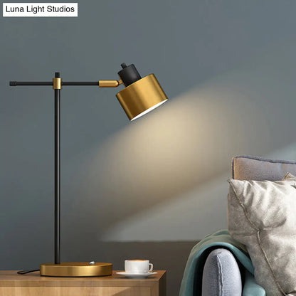 Elisa - Contemporary Metal 1-Light Brass Table Lamp