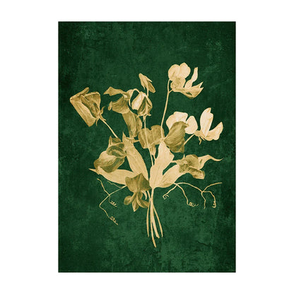 Emerald Green Lily of the Valley Wall Art - HX037 / 40x60cm No Frame