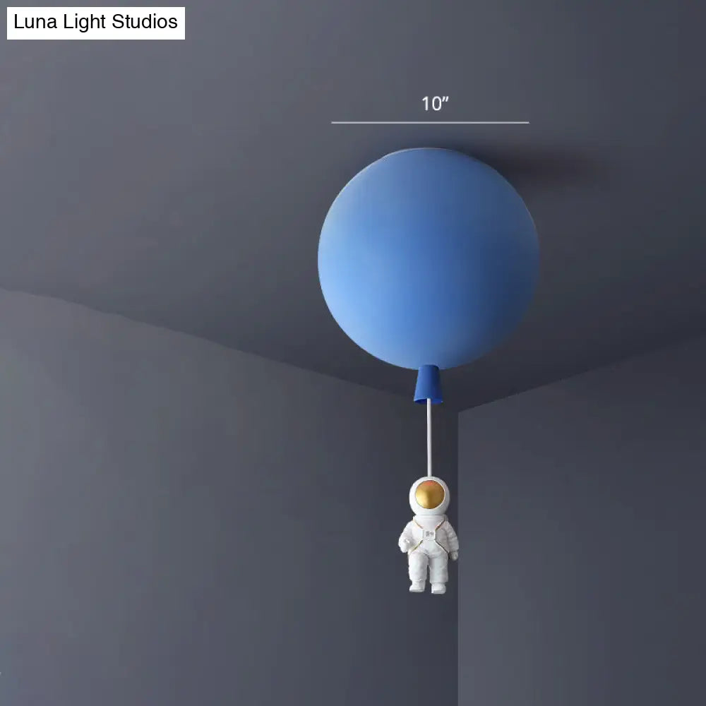 Emerson - Balloon & Astronaut Ceiling Lamp - Kids Acrylic Pendant Light