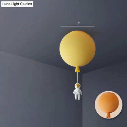 Emerson - Balloon & Astronaut Ceiling Lamp - Kids Acrylic Pendant Light