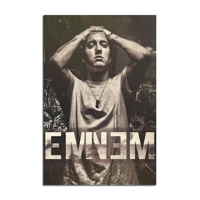 Eminem Canvas Wall Art for Home Decor - N / 50X70CMNoFrame - Posters