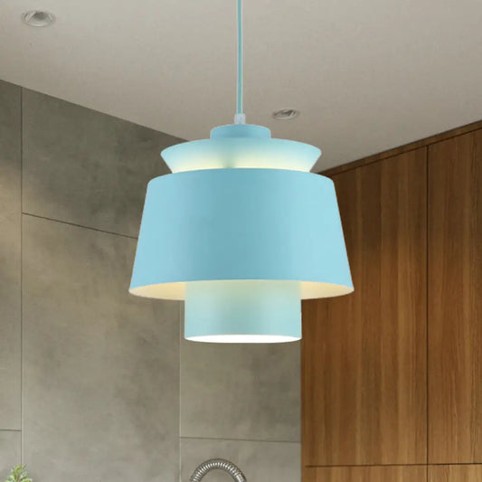 Enif - Modernist Style Tapered Hanging Light Fixture Metallic Pendant Lamp