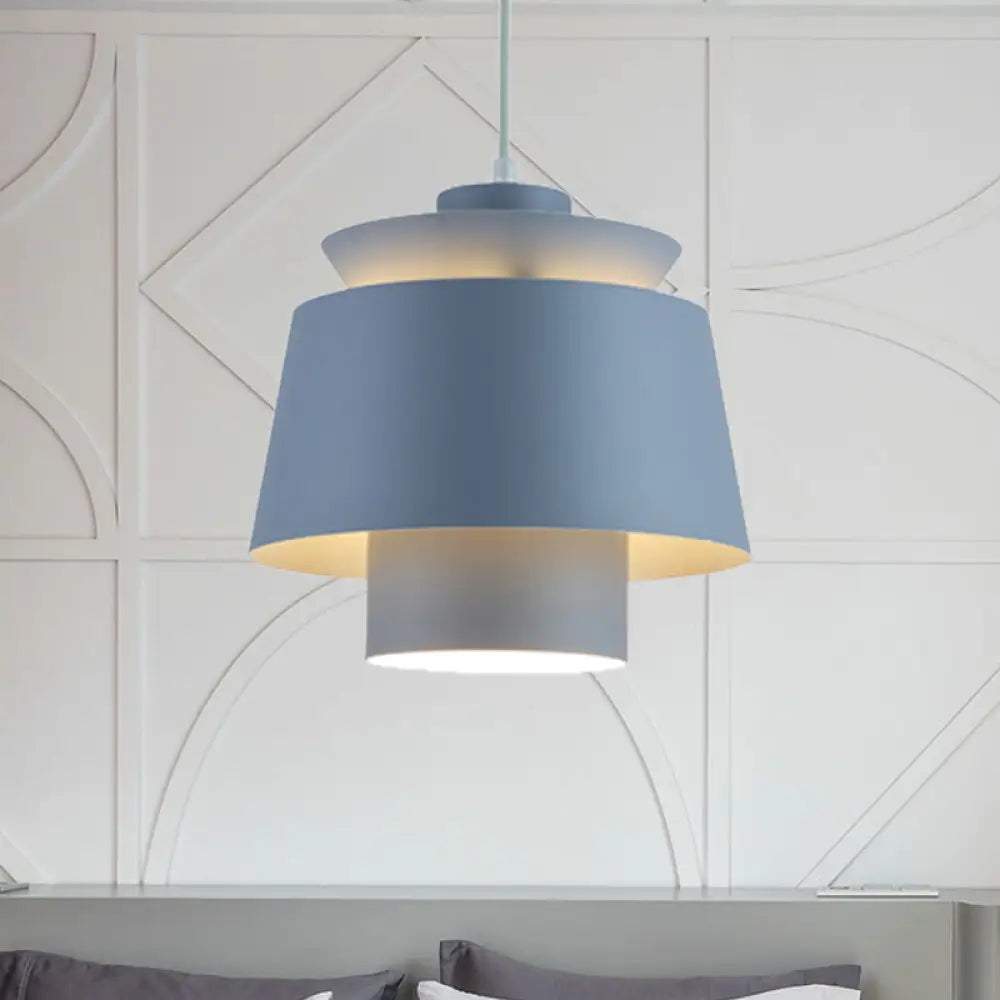 Enif - Modernist Style Tapered Hanging Light Fixture Metallic Pendant Lamp