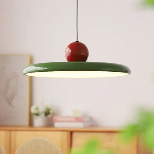 European Butterfly Pendant Light in Cream Metal - Decorbites
