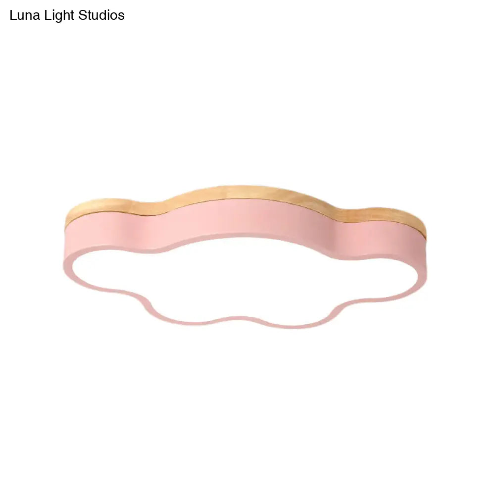 DecorBites™ Eye-Caring LED Flush Mount Ceiling Light for Baby Bedroom - Nordic Style