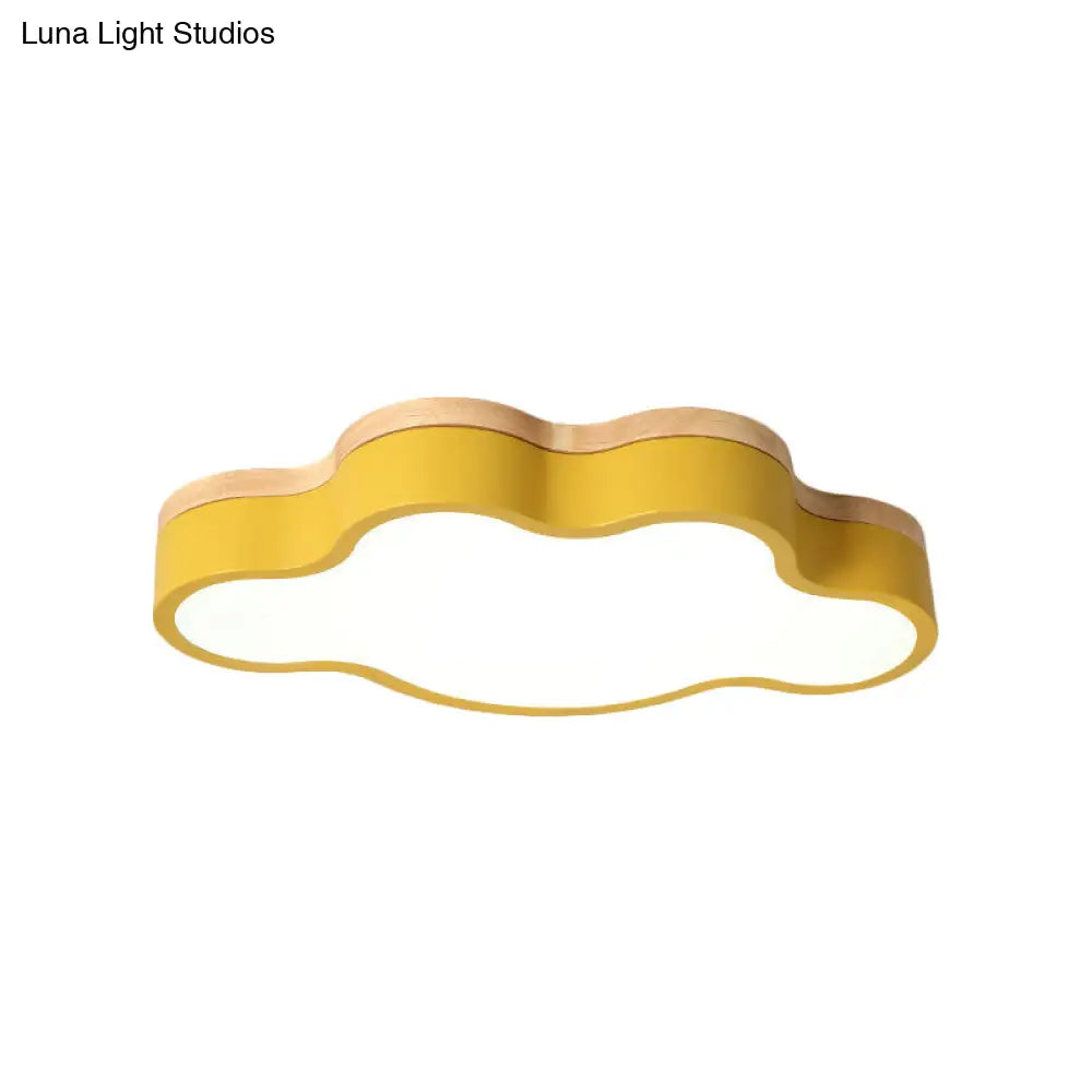 DecorBites™ Eye-Caring LED Flush Mount Ceiling Light for Baby Bedroom - Nordic Style