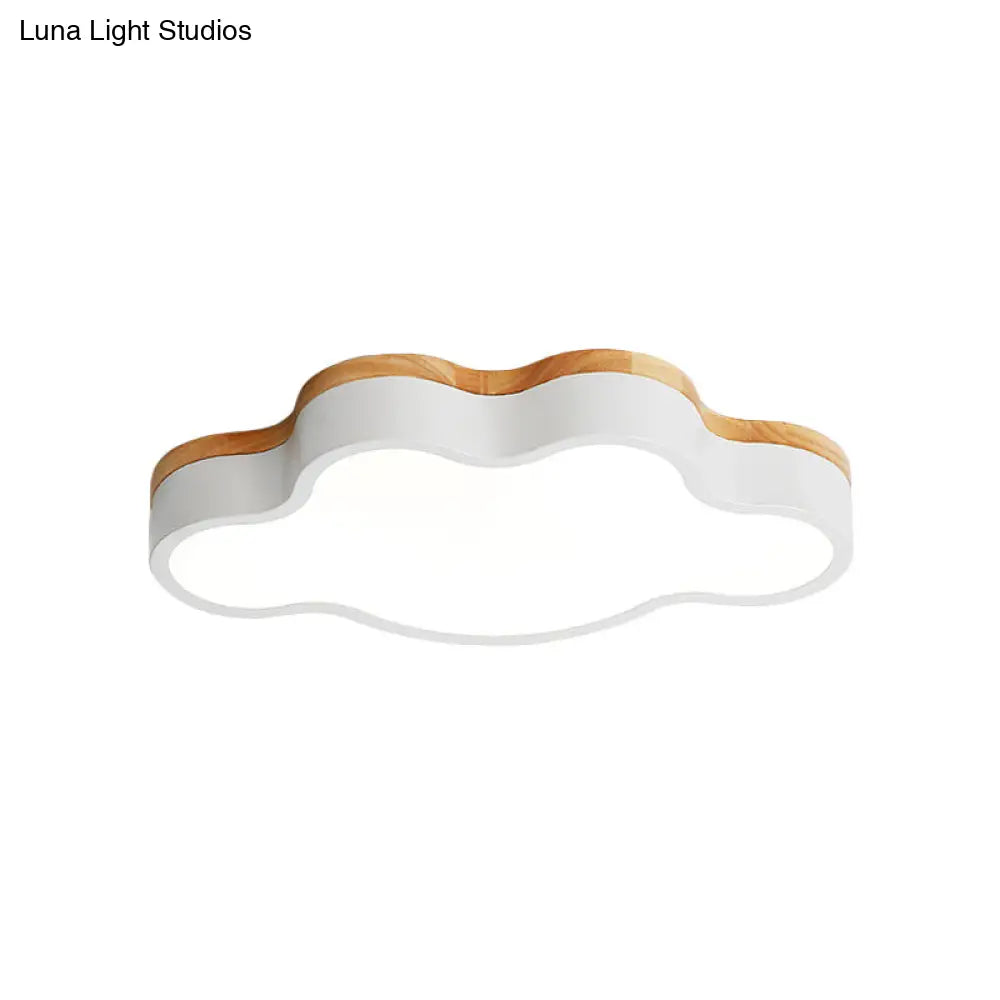 DecorBites™ Eye-Caring LED Flush Mount Ceiling Light for Baby Bedroom - Nordic Style