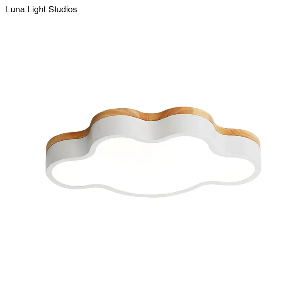 DecorBites™ Eye-Caring LED Flush Mount Ceiling Light for Baby Bedroom - Nordic Style