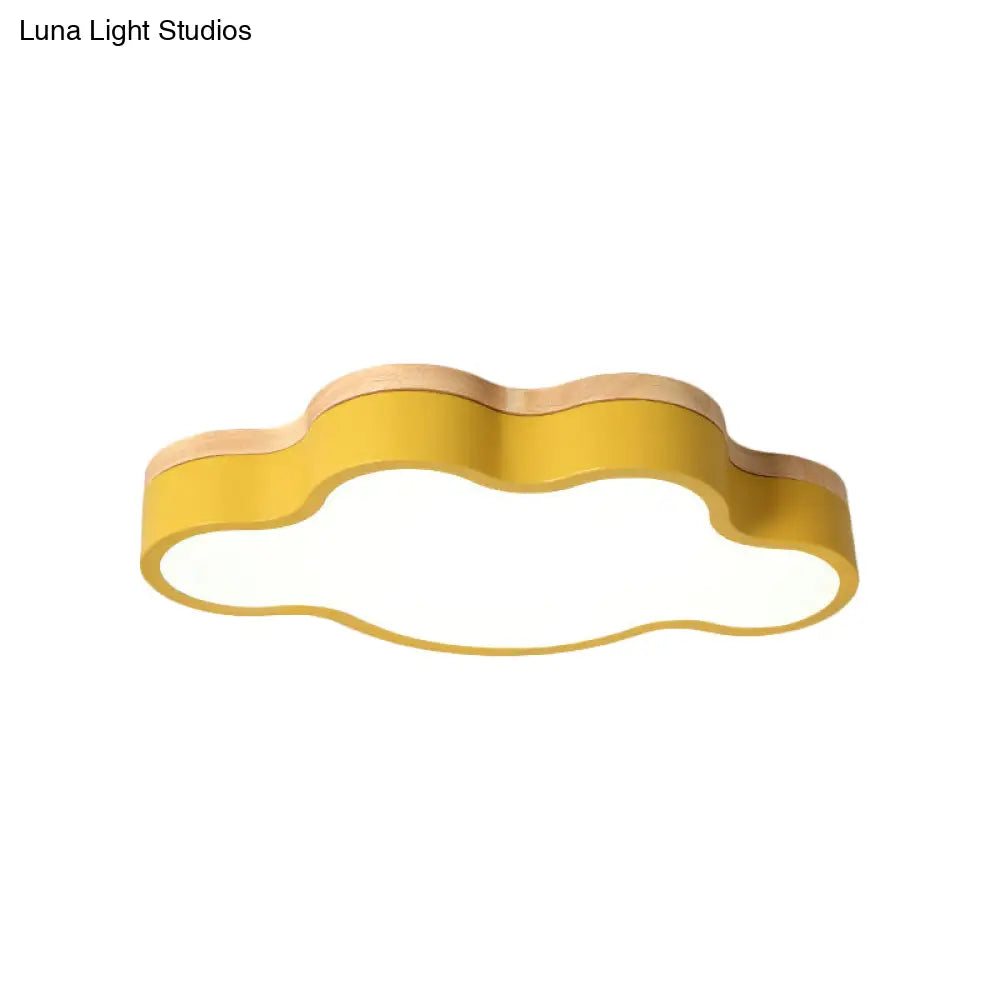 DecorBites™ Eye-Caring LED Flush Mount Ceiling Light for Baby Bedroom - Nordic Style