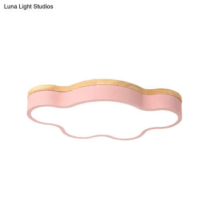 DecorBites™ Eye-Caring LED Flush Mount Ceiling Light for Baby Bedroom - Nordic Style