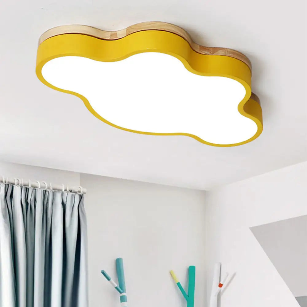 DecorBites™ Eye-Caring LED Flush Mount Ceiling Light for Baby Bedroom - Nordic Style