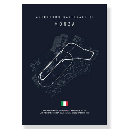F1 Circuit Canvas Painting for Living Room Decor - Posters