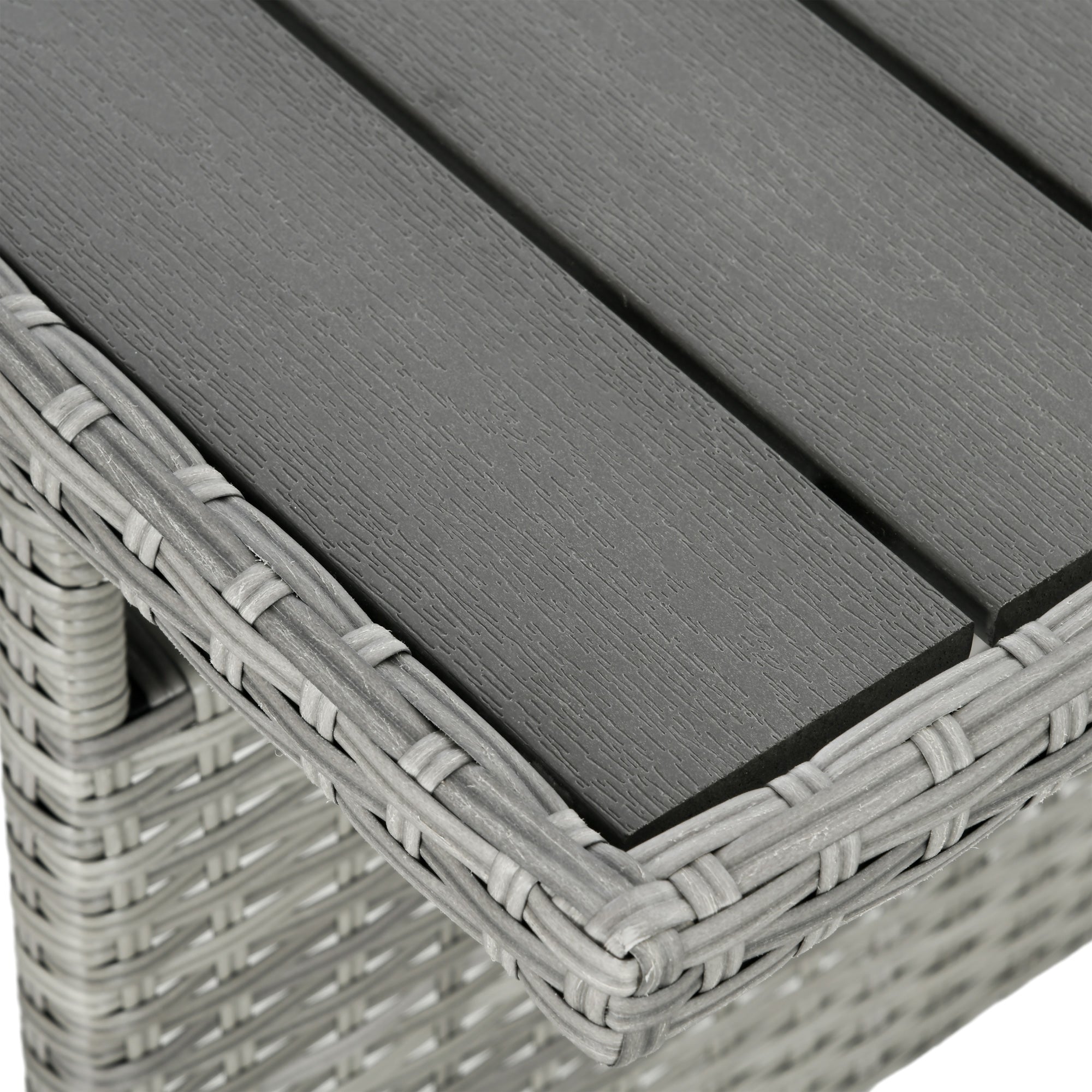 Grey Rattan Sofa Set