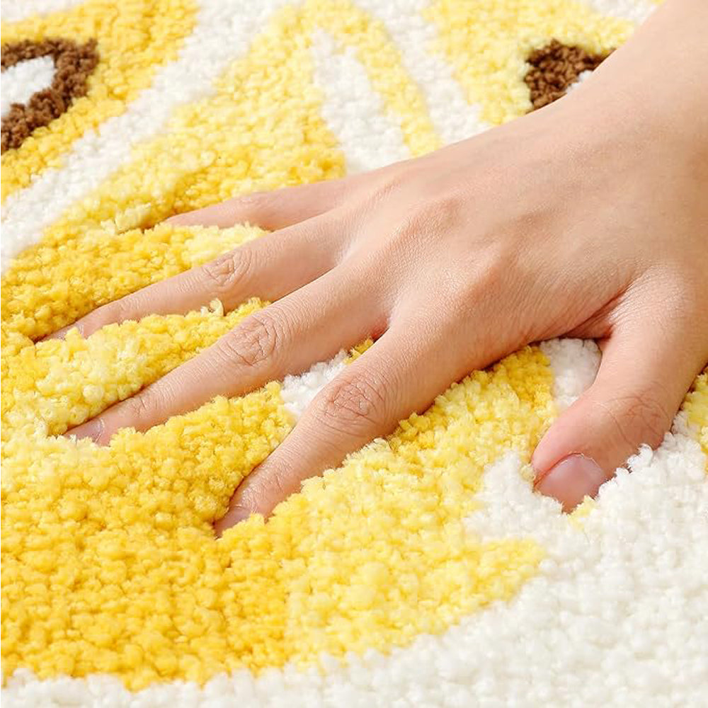 Lemon Fruit Bath Mats Cute Bathroom Rugs
