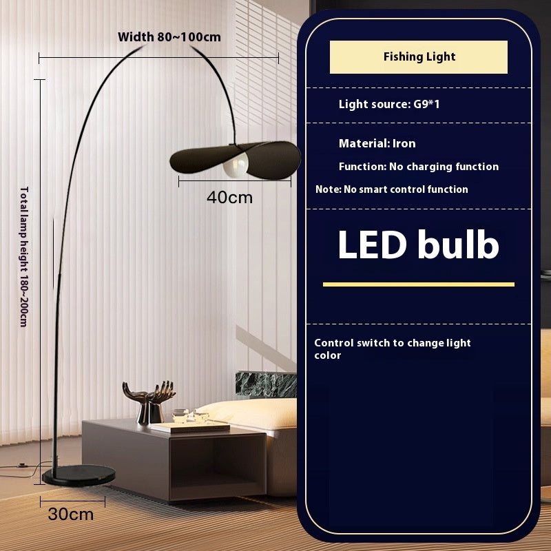 Black Gold Minimalist Floor Lamp 220V