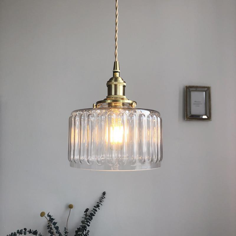 Green Glass Brass Multi-Head Chandelier