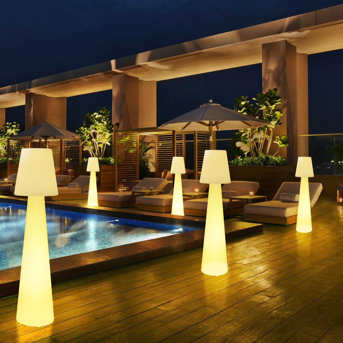 Waterproof LED Floor Lamp