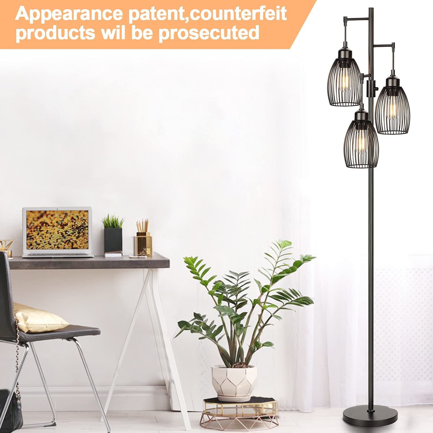 Iron Vintage Floor Lamp