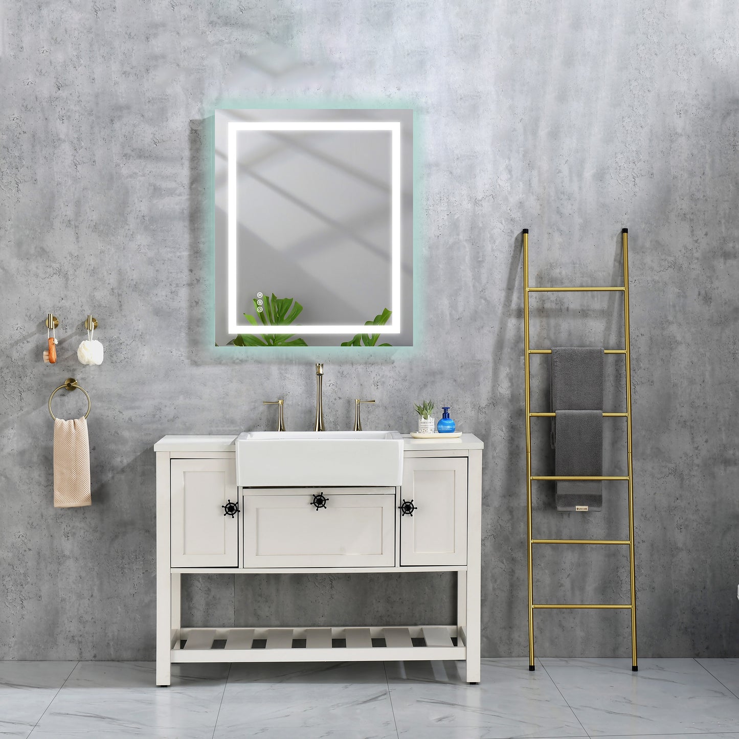 36x28 Inch LED Bathroom Mirror