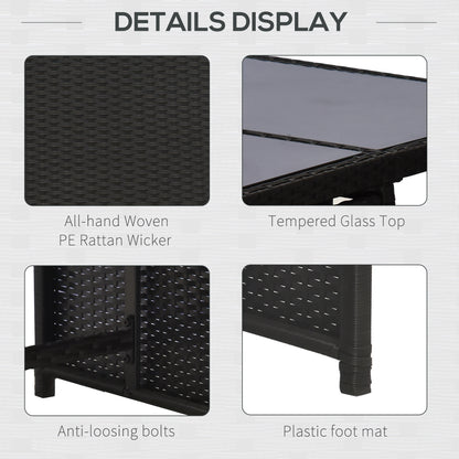 9 Pieces Outdoor Dining Set for 8