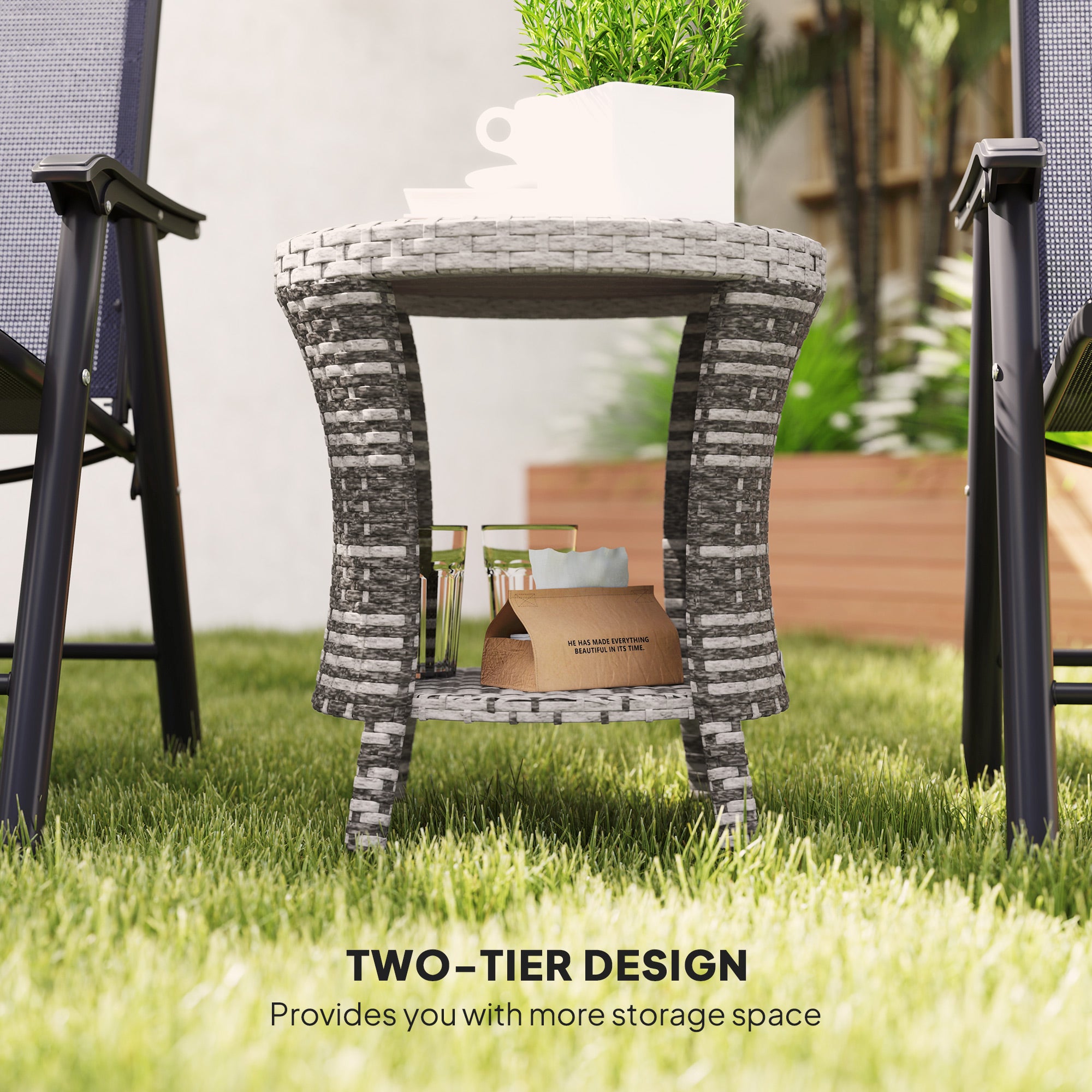 Compact Patio Coffee Table