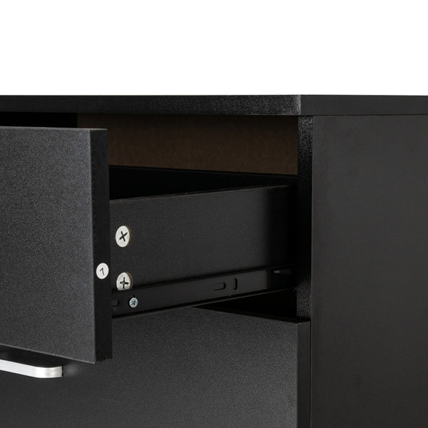 Black Modern Bedside Table