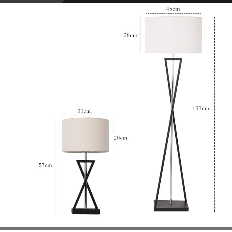 Metal American Floor Lamp