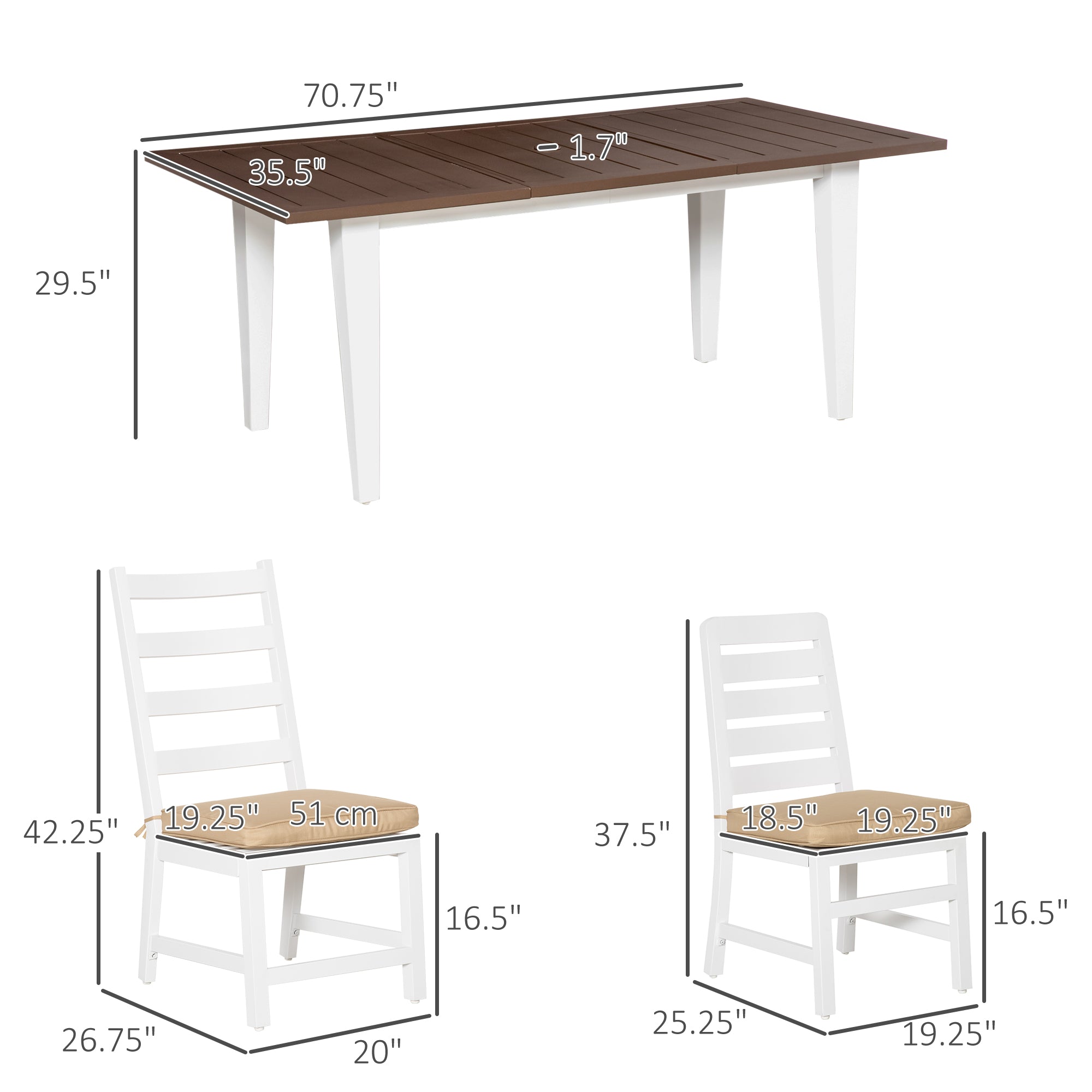 Extended Patio Dining Set
