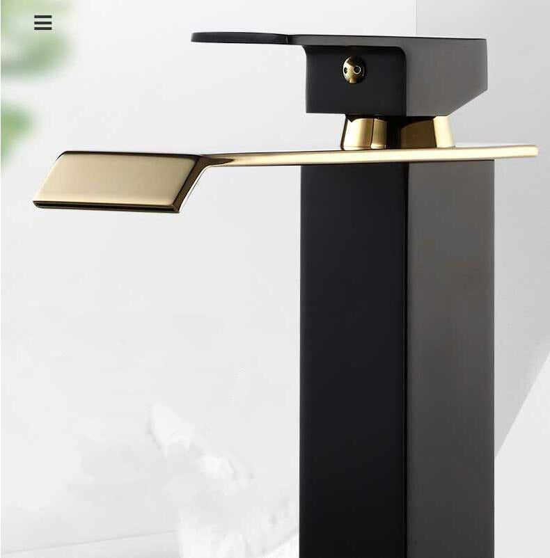 Grifo de Lavabo Black Gold Platino