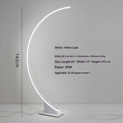 Nordic Creative Simple Curved Line Floor Lamp