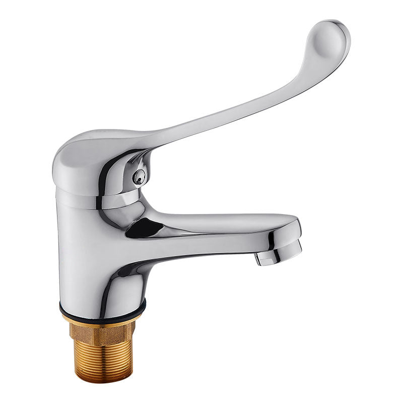 Long Handle Hot And Cold Faucet Elbow Wash Basin Faucet