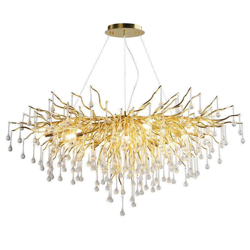 Glass Art Deco Pendant Light