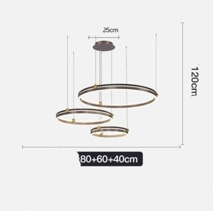 Brushed Aluminum Fish Chandelier
