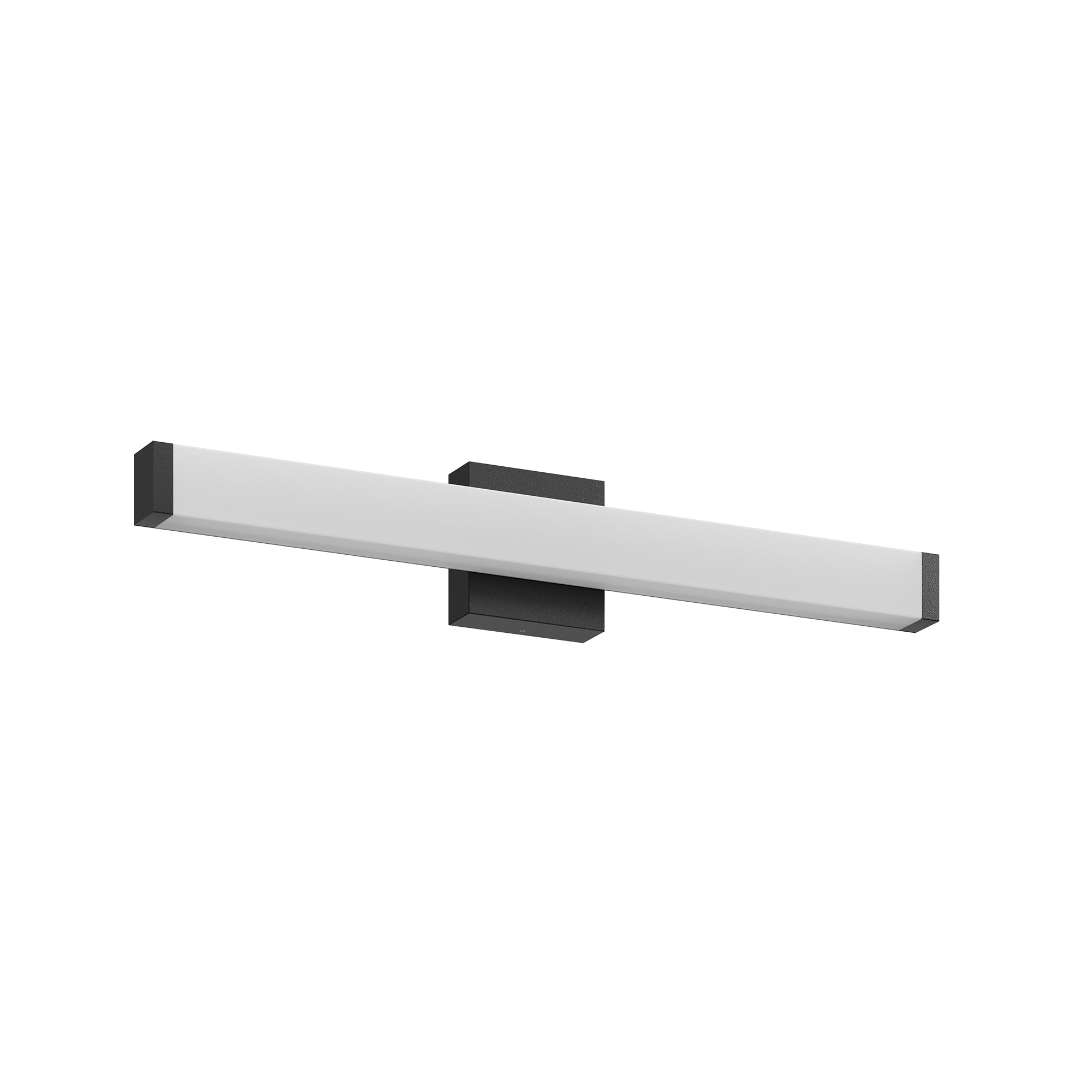 Luz para Tocador de Baño Negro - 25 Pulgadas Luces Modernas para Tocador de Baño - 14W Luces LED para Baño Sobre el Espejo Luz Blanca Fría 6000K