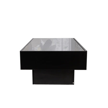 Mesa de Centro con Superficie Deslizante, Mesa Central con Compartimento de Almacenamiento Oculto, Mesa Extensible para Sala de Estar