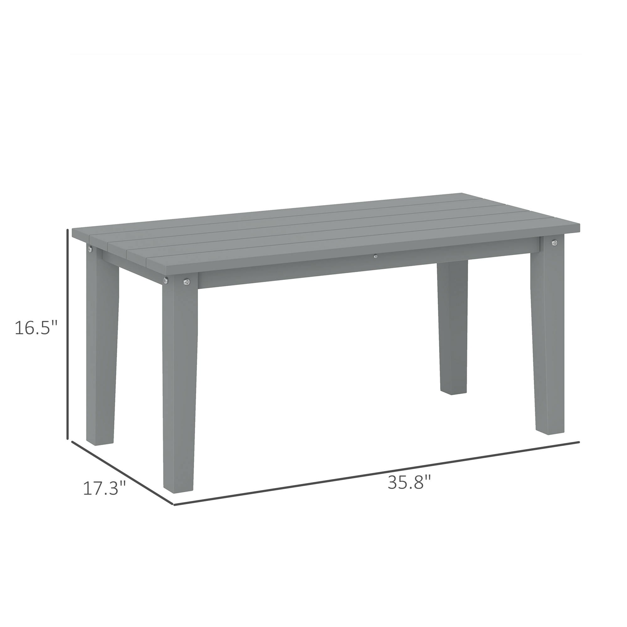 White Outdoor Coffee Table