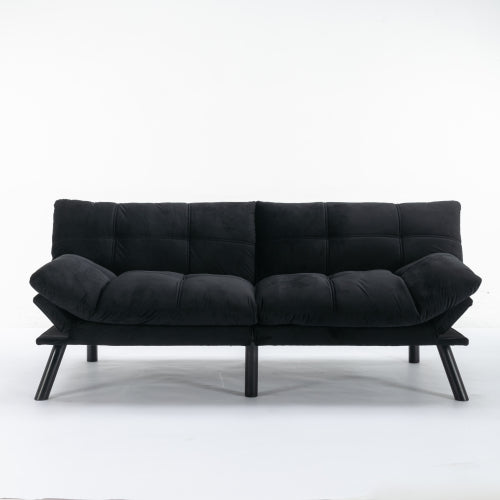 Sofá Cama Moderno Plegable Convertible en Negro