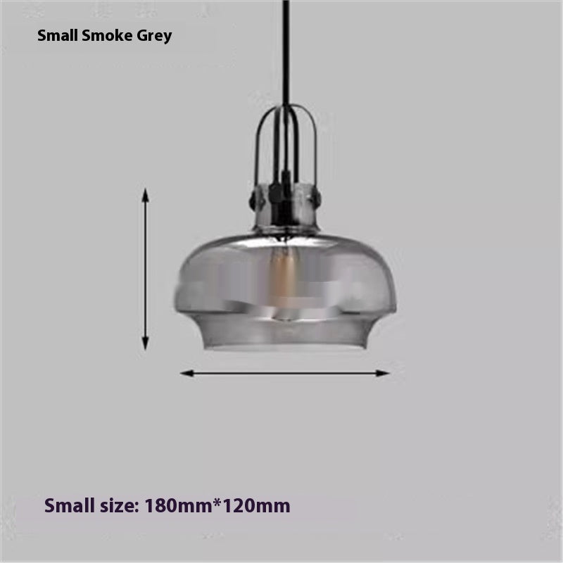 Amber Glass Bar Chandelier