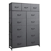 Gray Fabric Storage Tower