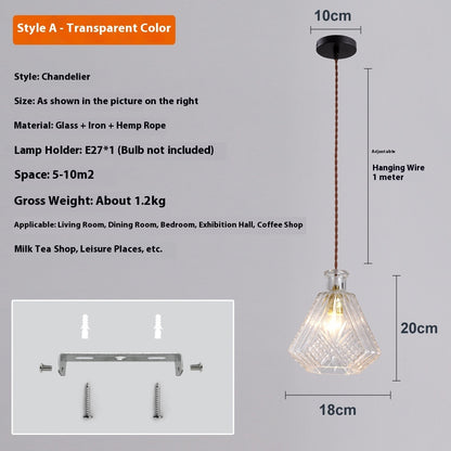 Bedroom Bar Entrance Bar Hotel Homestay Simple Wine Bottle Glass Chandelier